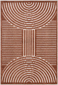 Deron Brown Washable Area Rug - thewrightstore