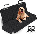 Dog Car Seat Cover, Back Seat Cover for Dogs Pet Car Seat Protector Waterproof Bench Car Seat Cover, Non - Slip Reat Seat Cover Fits Middle Armrest for Most Cars Trucks Suvs - Black - thewrightstore