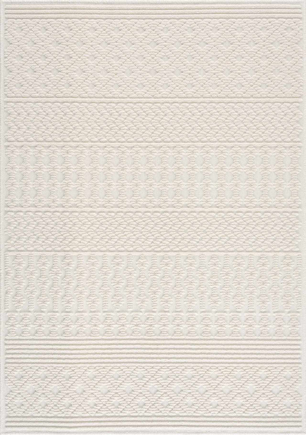 Drago White Washable Area Rug - thewrightstore