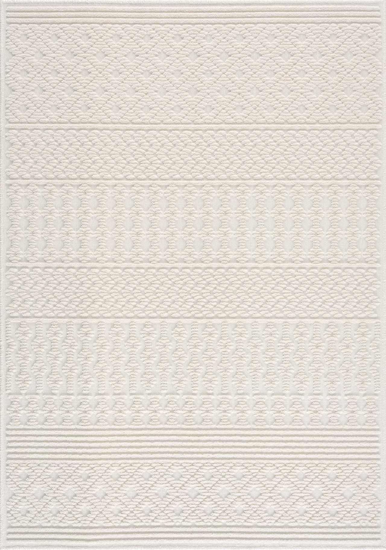 Drago White Washable Area Rug - thewrightstore