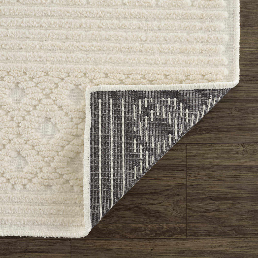 Drago White Washable Area Rug - thewrightstore