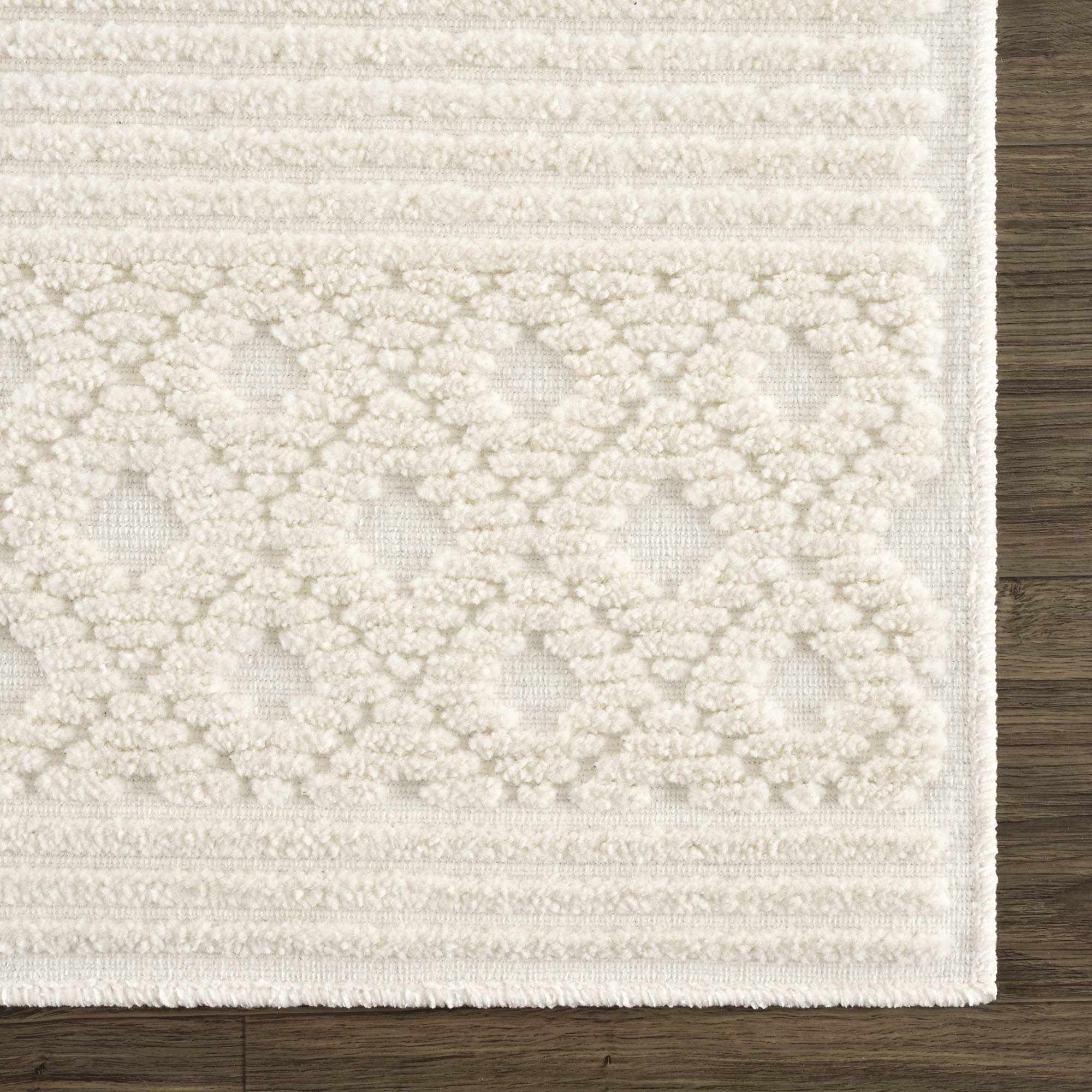 Drago White Washable Area Rug - thewrightstore