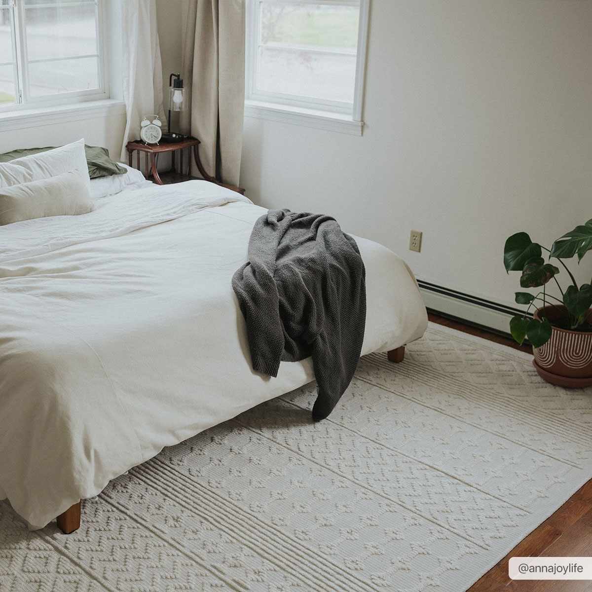 Drago White Washable Area Rug - thewrightstore