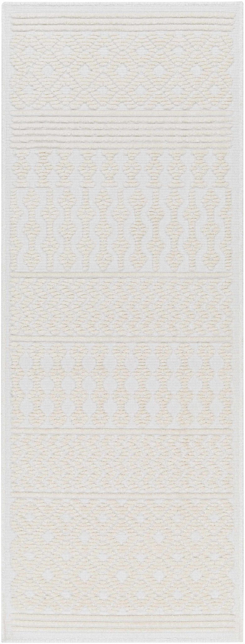 Drago White Washable Area Rug - thewrightstore