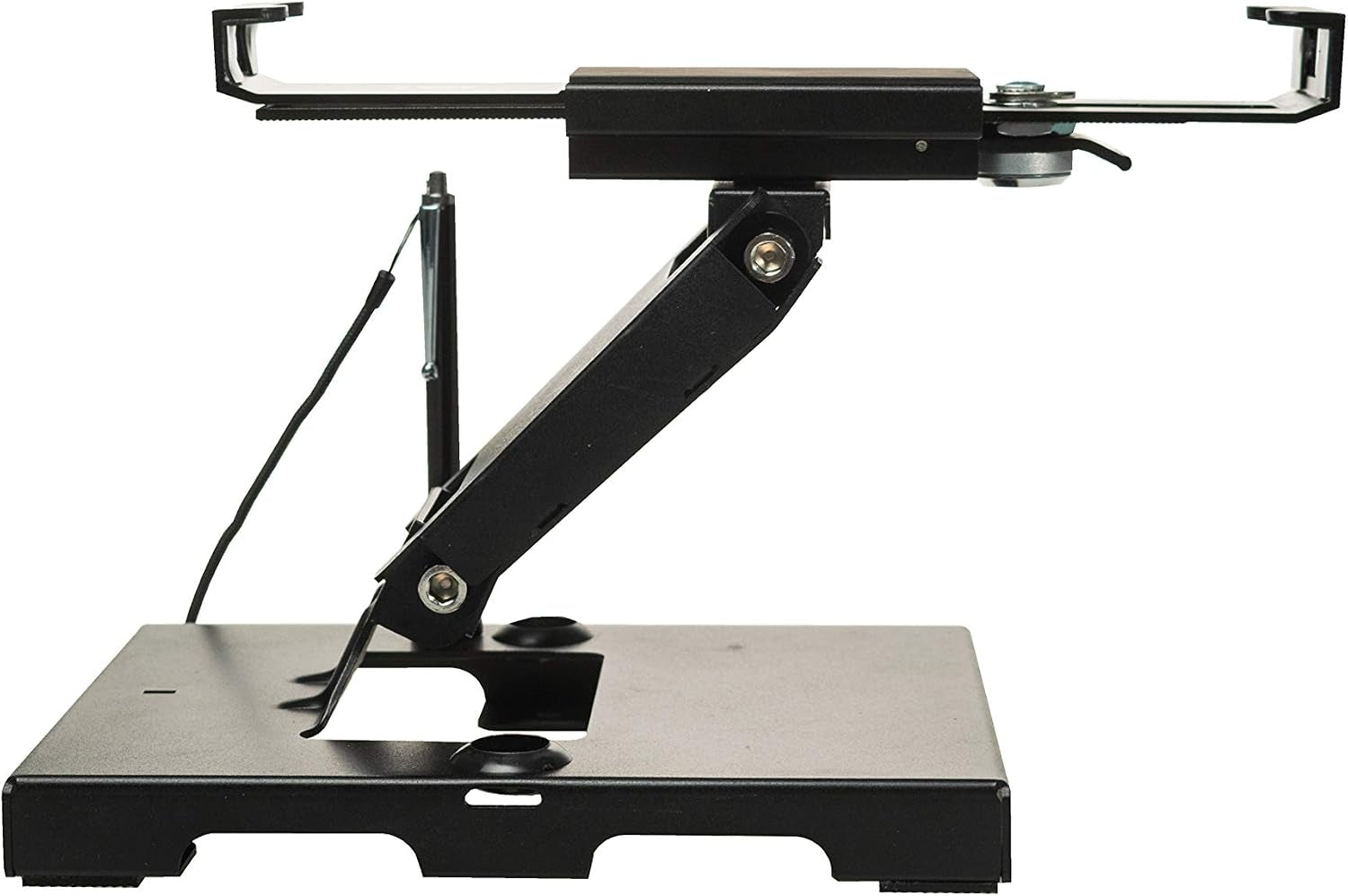 CTA Digital Flat-Folding Security Stand with Universal Locking Enclosure and Steel Cable for 7-14-Inch Tablets (Model: PAD-FTSU)