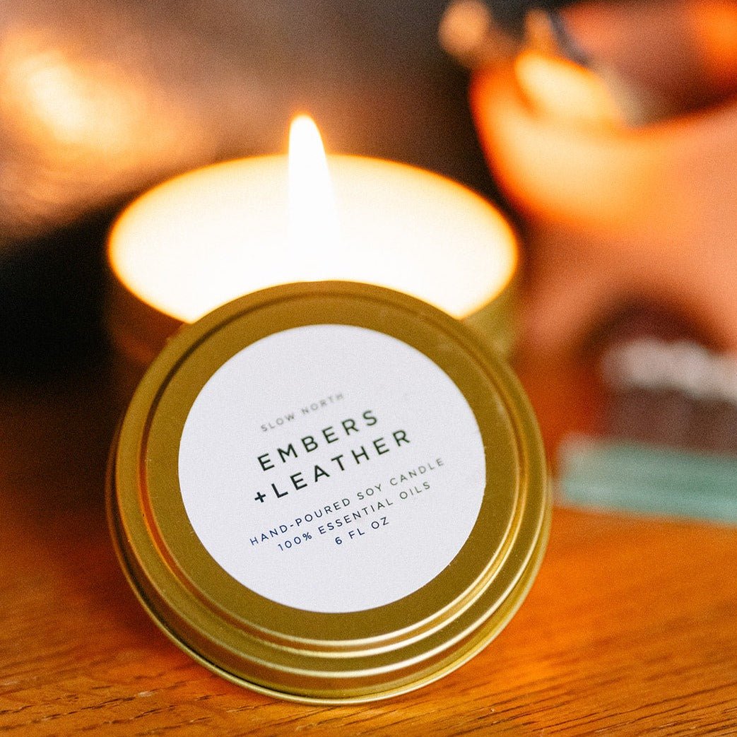 Embers + Leather - Vetiver + Cedar + Patchouli - thewrightstore