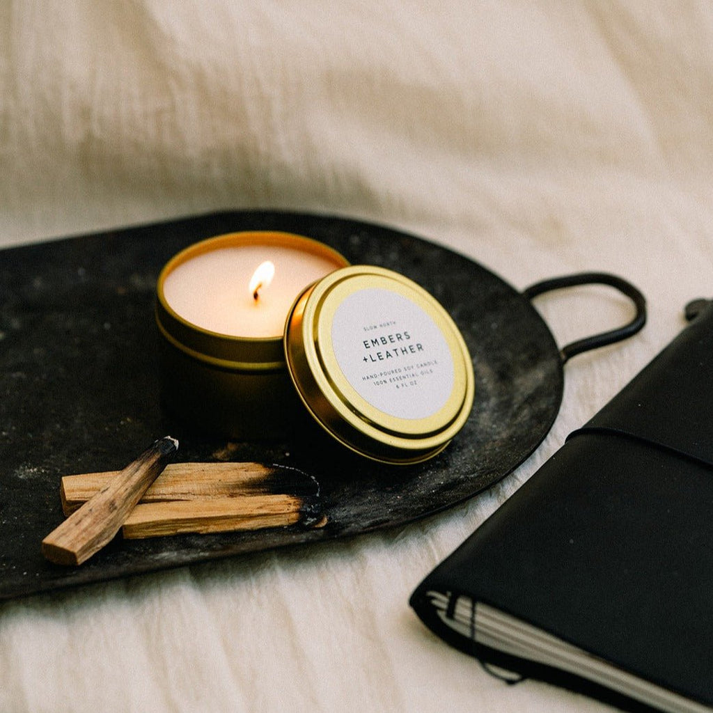 Embers + Leather - Vetiver + Cedar + Patchouli - thewrightstore