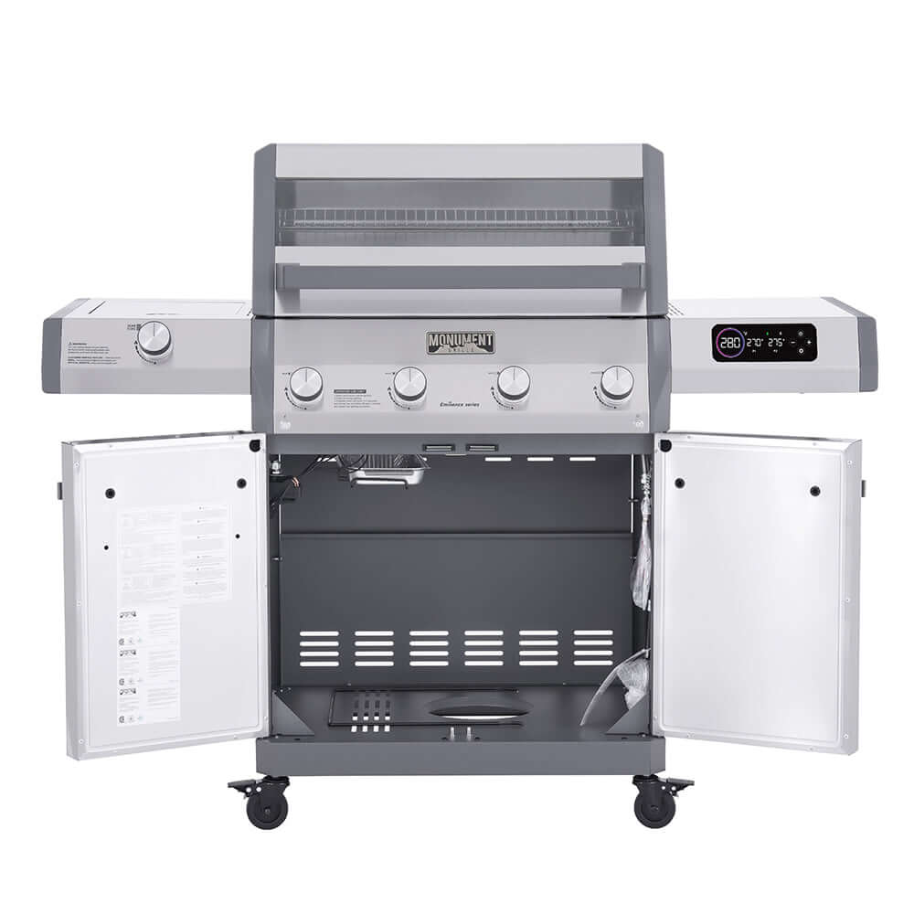 Eminence 405 | Chic Clearview® Smart Stainless Gas Grill - thewrightstore