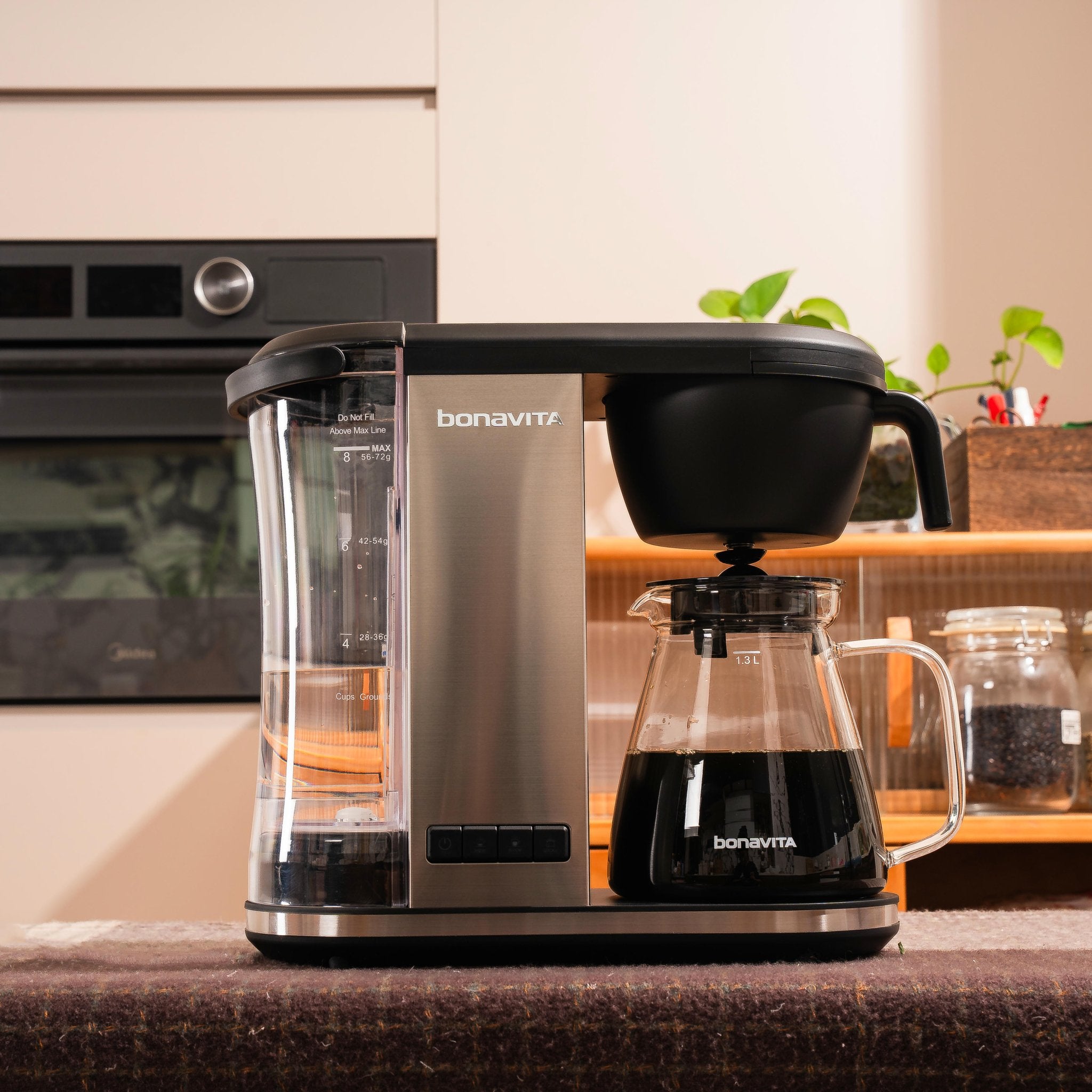 Enthusiast 8 - Cup Drip Coffee Brewer with 1.3L Thermal or Glass Carafe - thewrightstore
