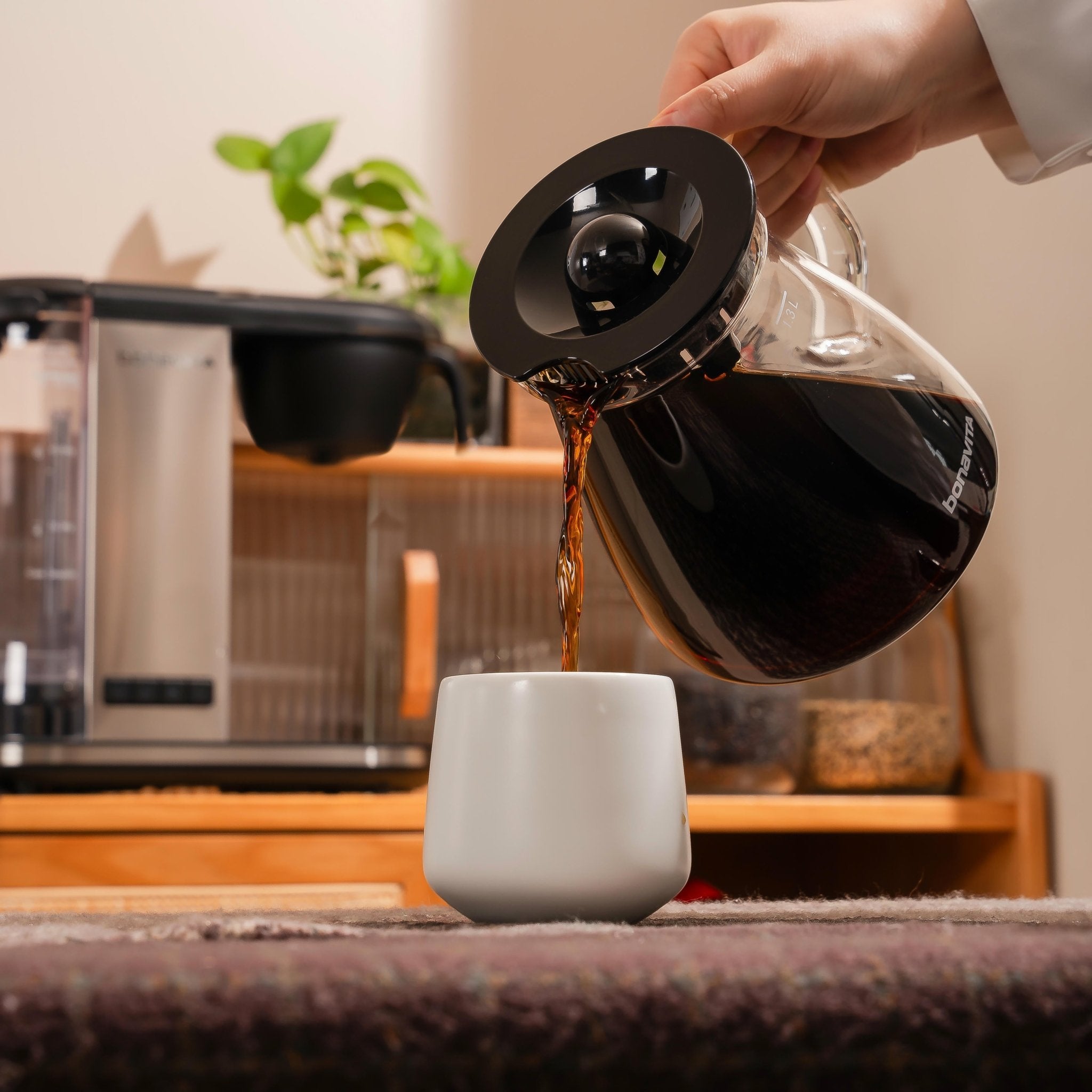 Enthusiast 8 - Cup Drip Coffee Brewer with 1.3L Thermal or Glass Carafe - thewrightstore