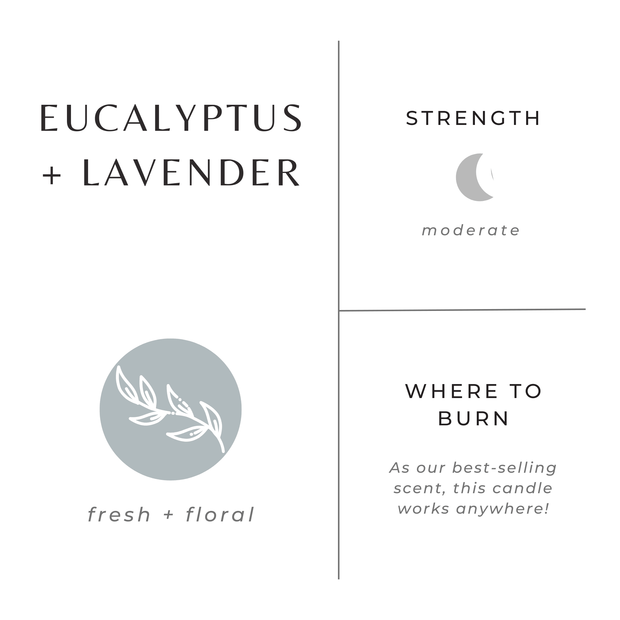 Eucalyptus + Lavender - Signature Candle - thewrightstore
