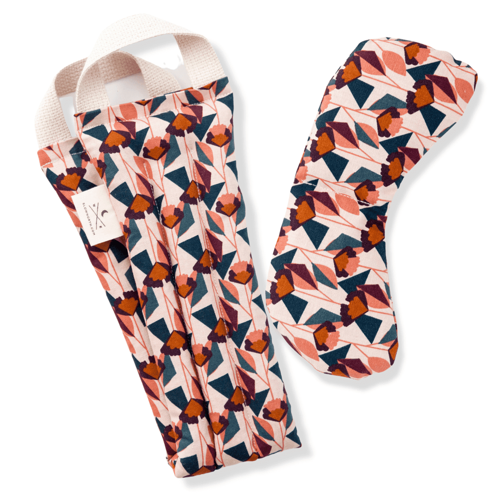 Eye Mask + Neck Wrap Bundle - Blush Florence - thewrightstore
