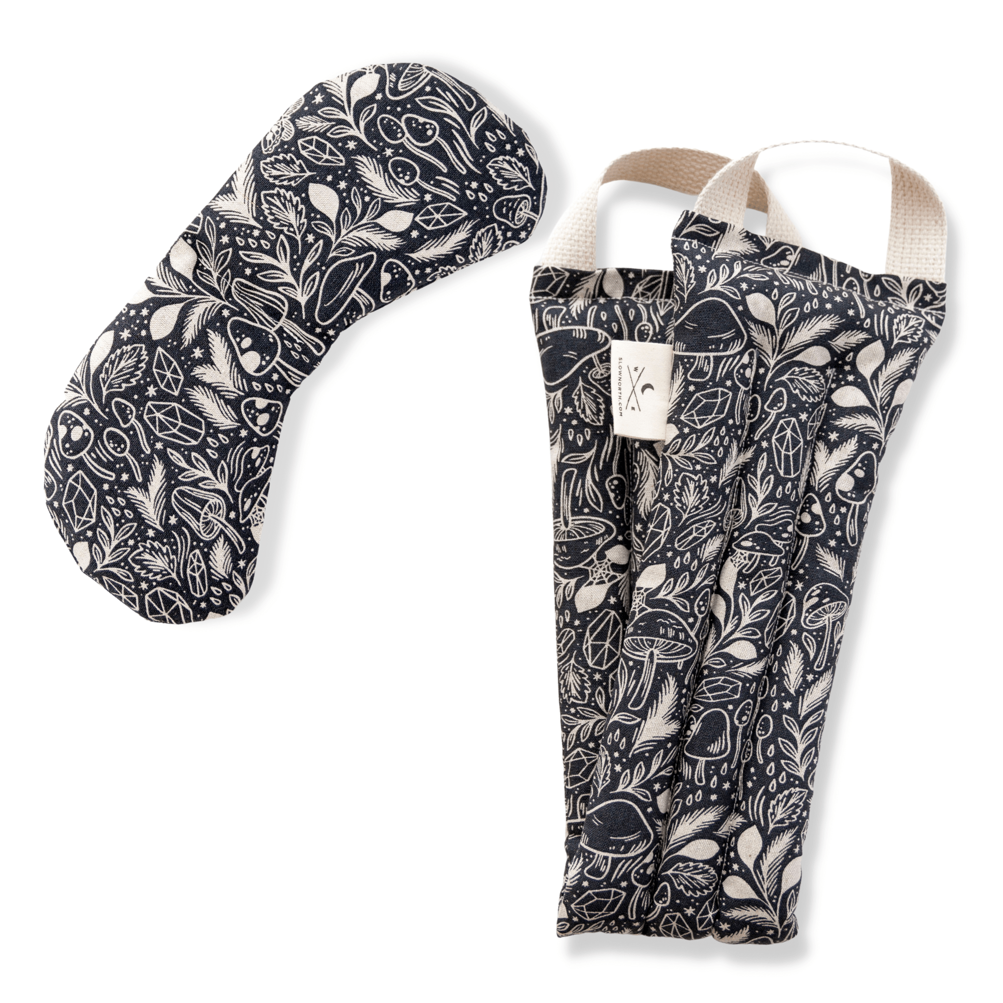Eye Mask + Neck Wrap Bundle - Mystical Mushroom - thewrightstore