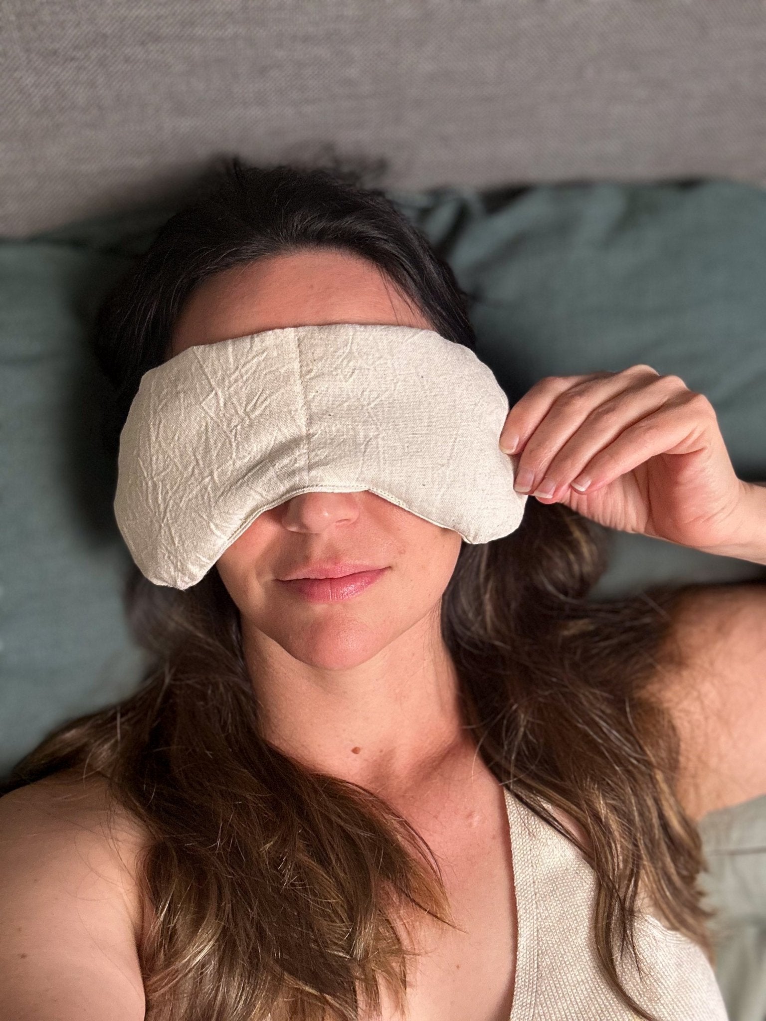 Eye Mask + Neck Wrap Bundle - Natural - thewrightstore