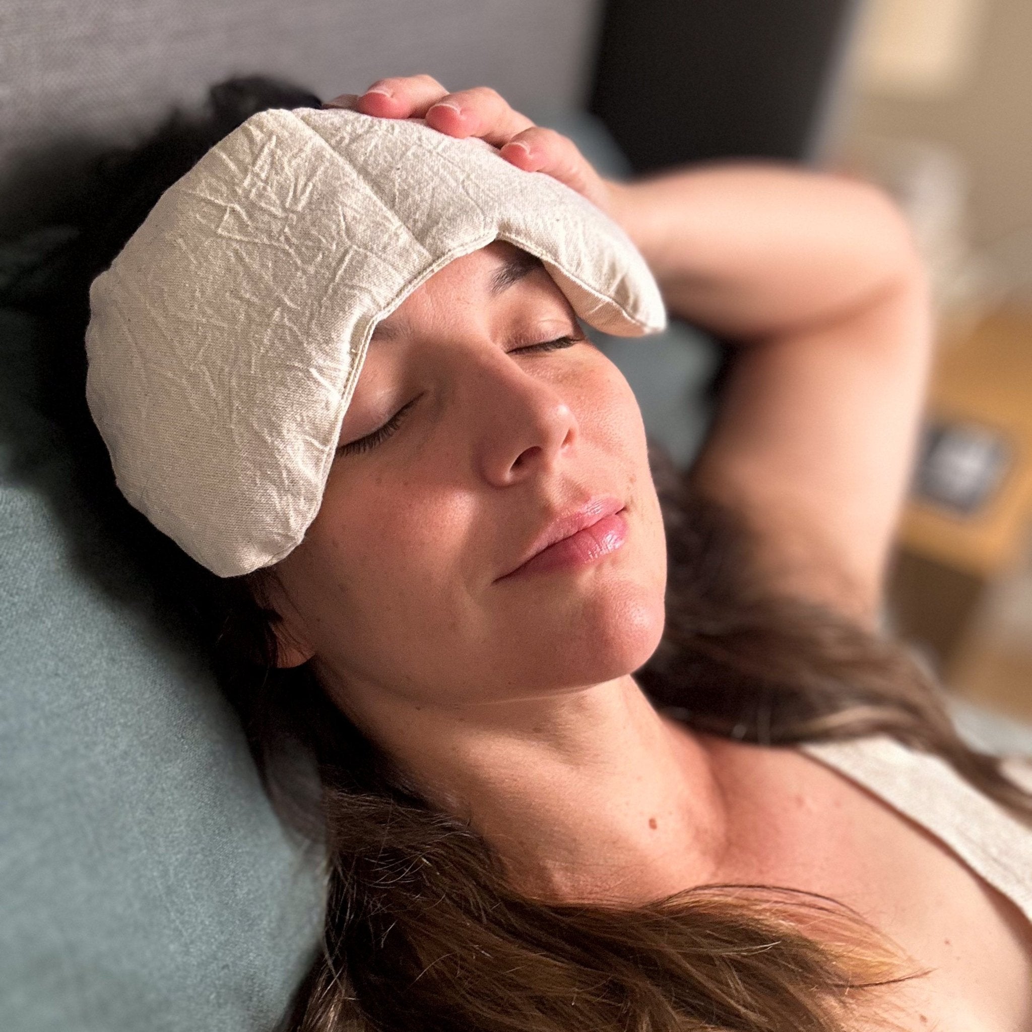 Eye Mask + Neck Wrap Bundle - Natural - thewrightstore
