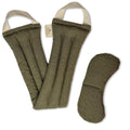 Eye Mask + Neck Wrap Bundle - Olive - thewrightstore