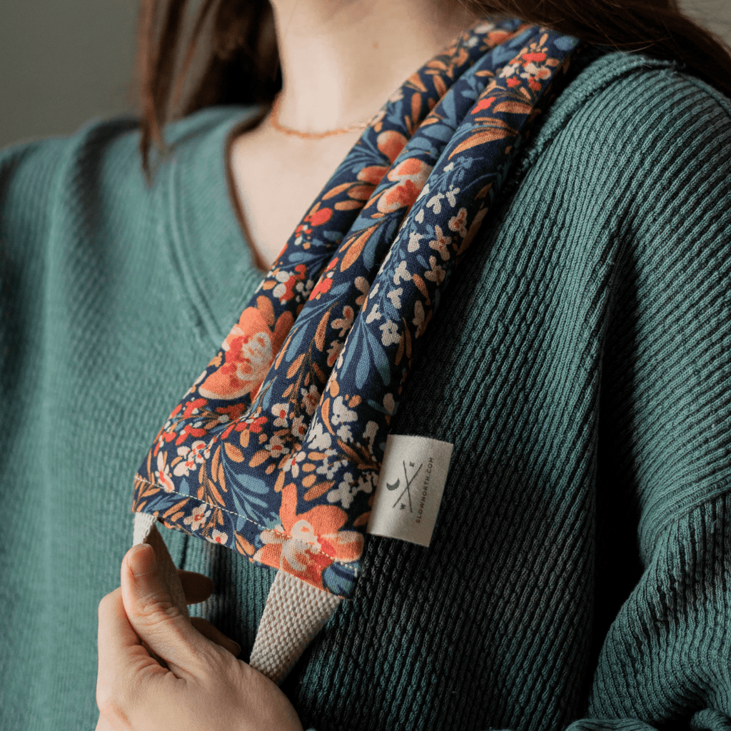 Eye Mask + Neck Wrap Bundle - Pom Blossom - thewrightstore