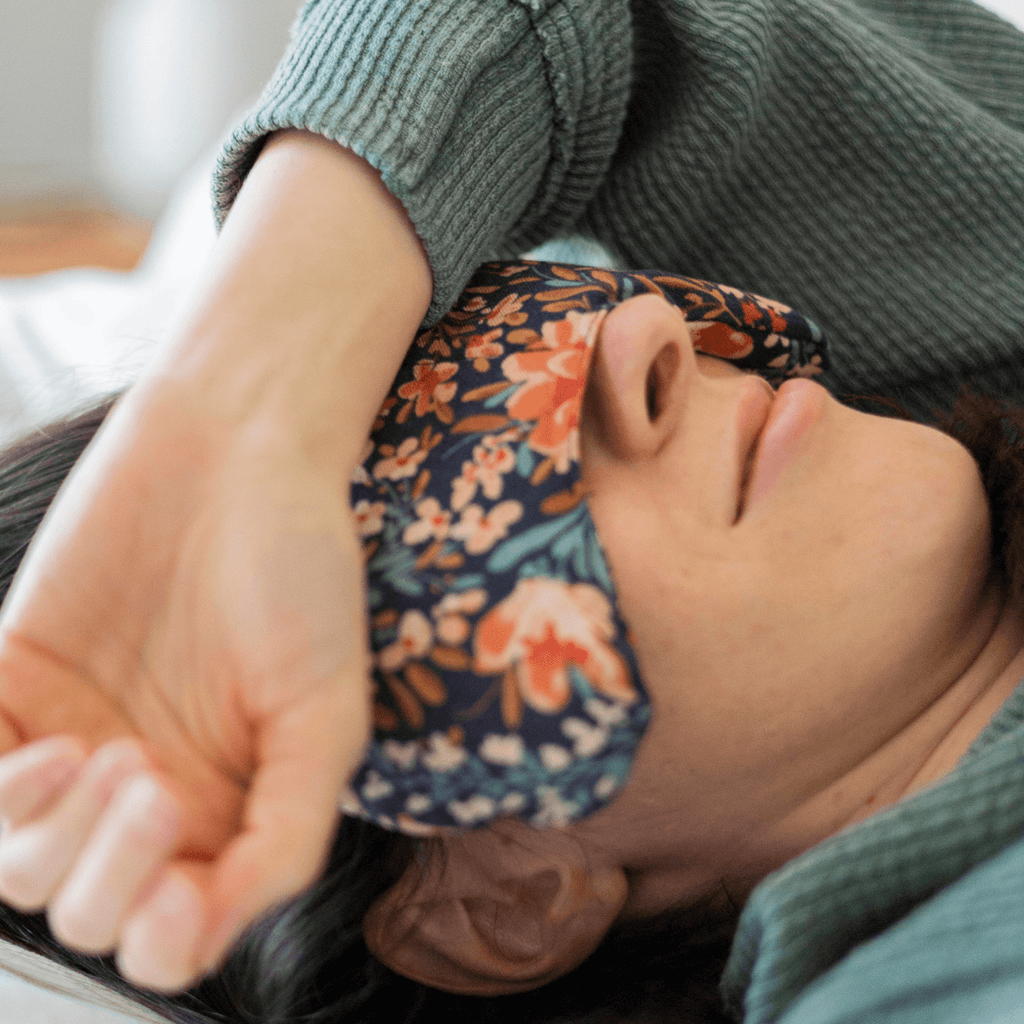 Eye Mask + Neck Wrap Bundle - Pom Blossom - thewrightstore