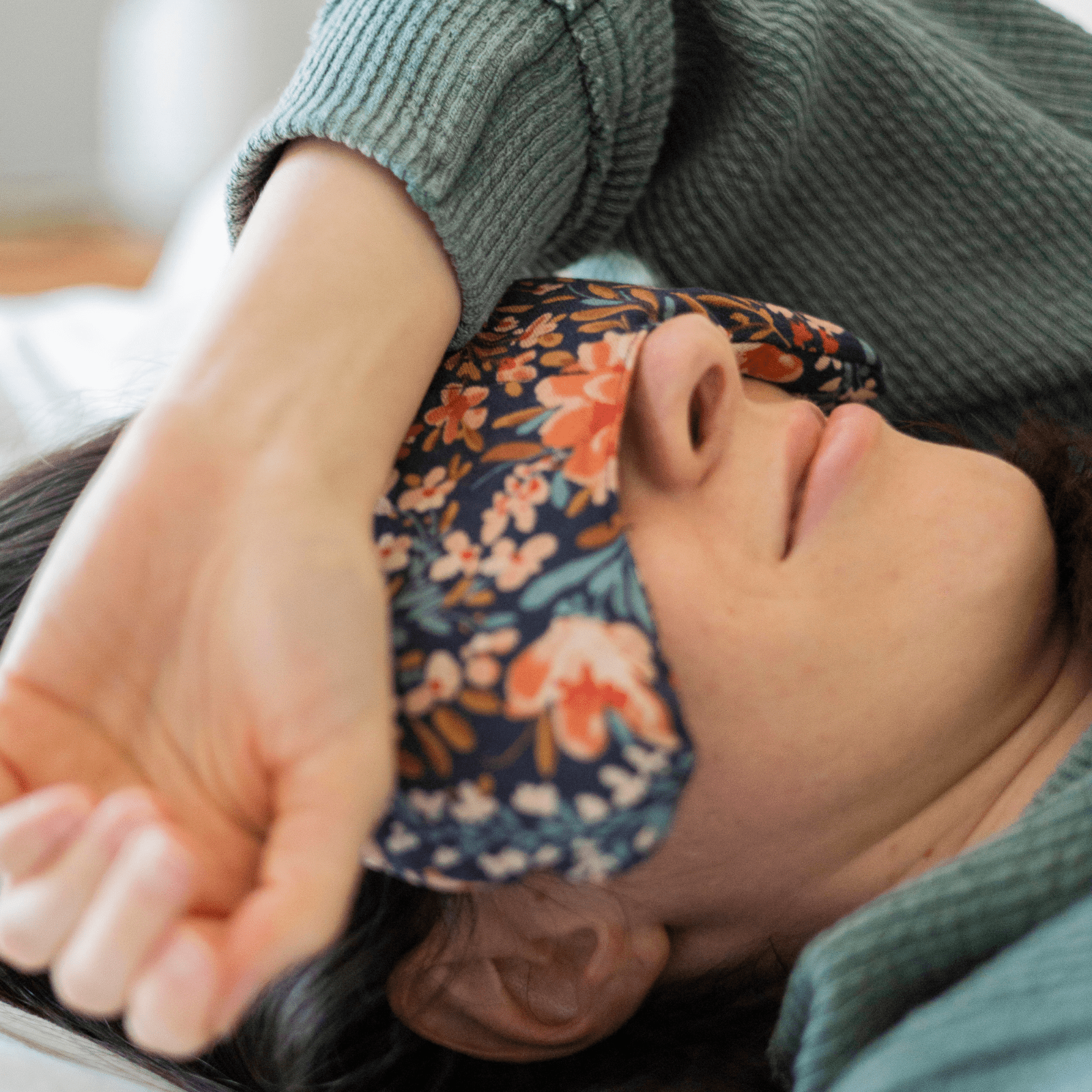 Eye Mask + Neck Wrap Bundle - Pom Blossom - thewrightstore