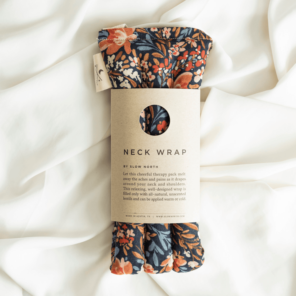 Eye Mask + Neck Wrap Bundle - Pom Blossom - thewrightstore
