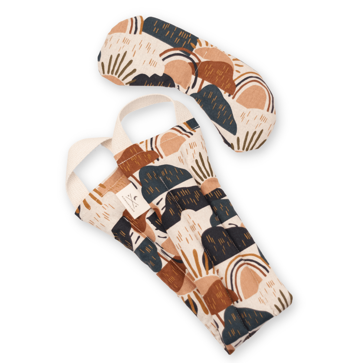 Eye Mask + Neck Wrap Bundle - Rainbow Hill - thewrightstore