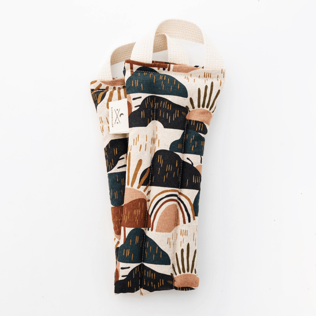 Eye Mask + Neck Wrap Bundle - Rainbow Hill - thewrightstore