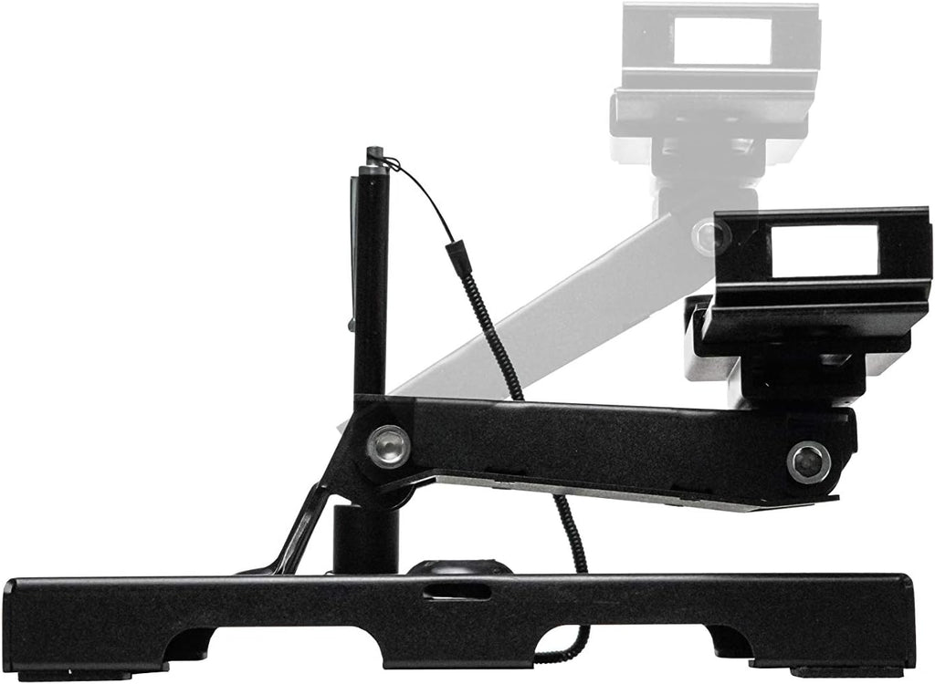 CTA Digital Flat-Folding Security Stand with Universal Locking Enclosure and Steel Cable for 7-14-Inch Tablets (Model: PAD-FTSU)