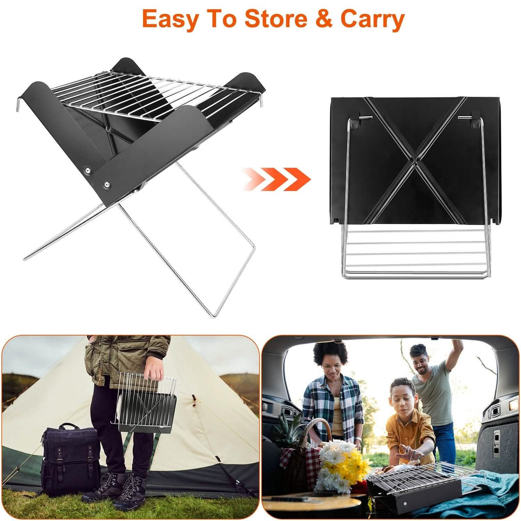 Foldable BBQ Grill - thewrightstore