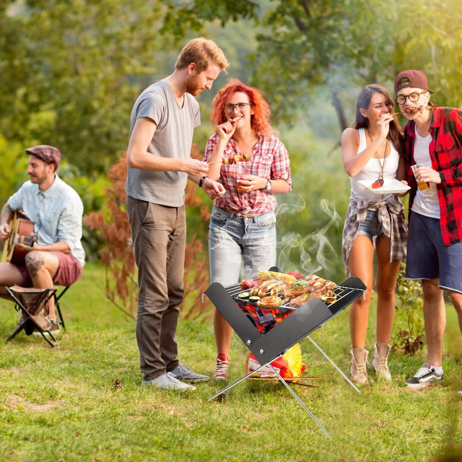 Foldable BBQ Grill - thewrightstore