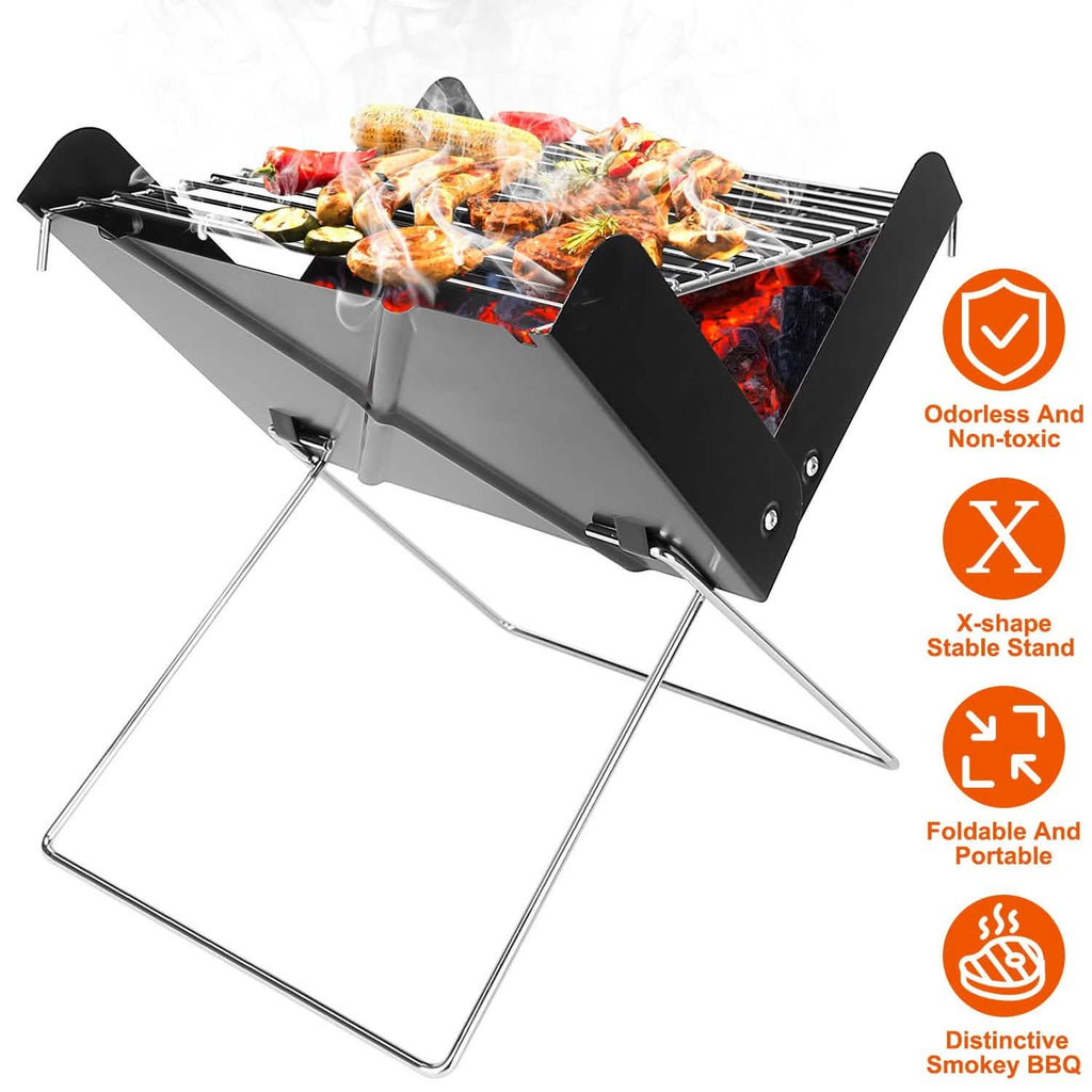 Foldable BBQ Grill - thewrightstore