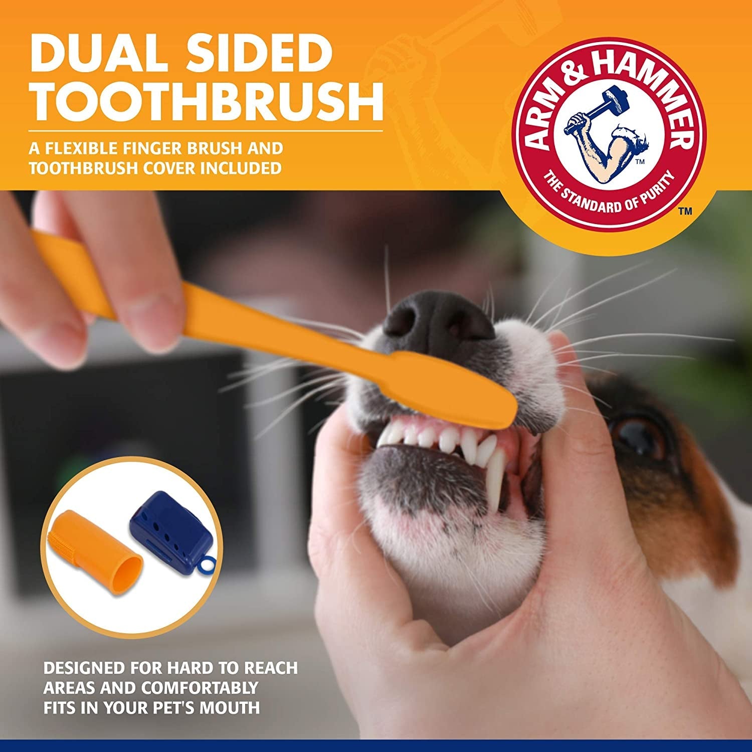 for Pets Tartar Control Dog Dental Care Kit, Dog Toothpaste Kit with Toothbrush and Finger Brush for Oral Hygiene and Fresh Breath Care, Banana Mint Flavor, 2.5 Oz, 3 - Piece Kit - thewrightstore
