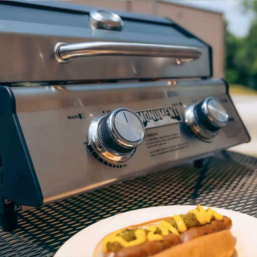 G22 | Stainless Tabletop Propane Gas Grill - thewrightstore