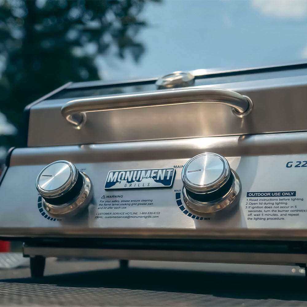 G22 | Stainless Tabletop Propane Gas Grill - thewrightstore