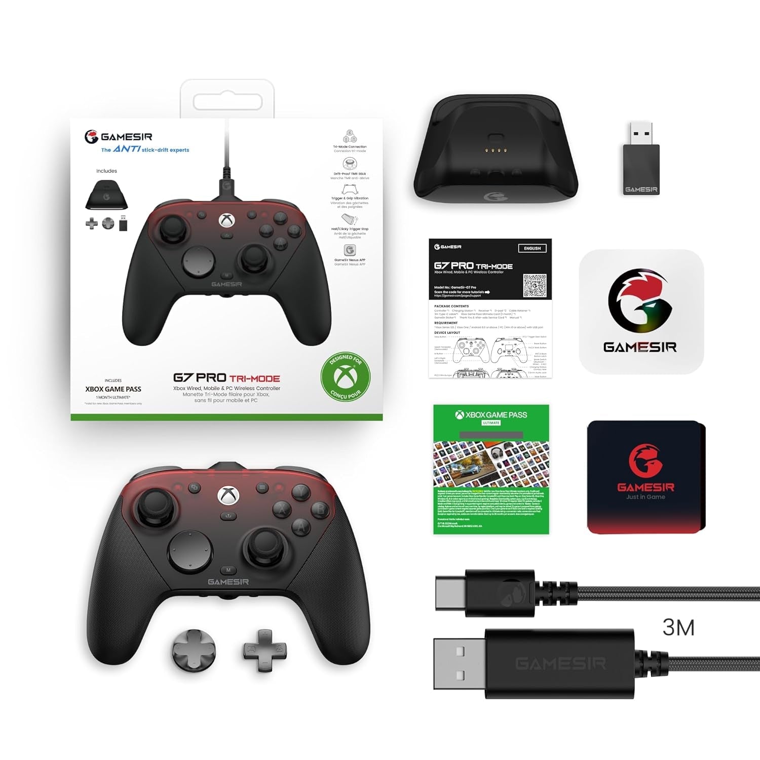 G7 Pro Wired Controller for Xbox Series X|S, Xbox One, Pc & Android - thewrightstore