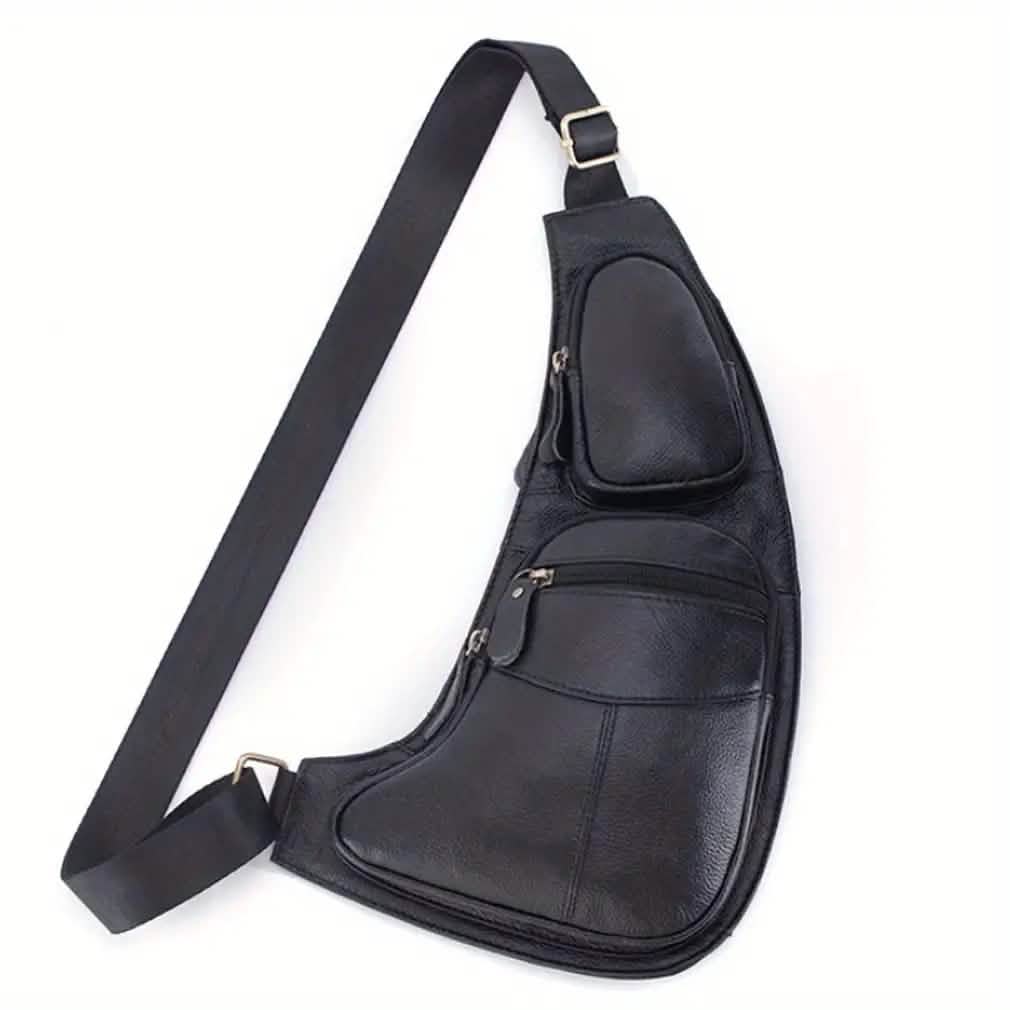 Genuine Leather Crossbody Sling Bag (Unisex) - thewrightstore