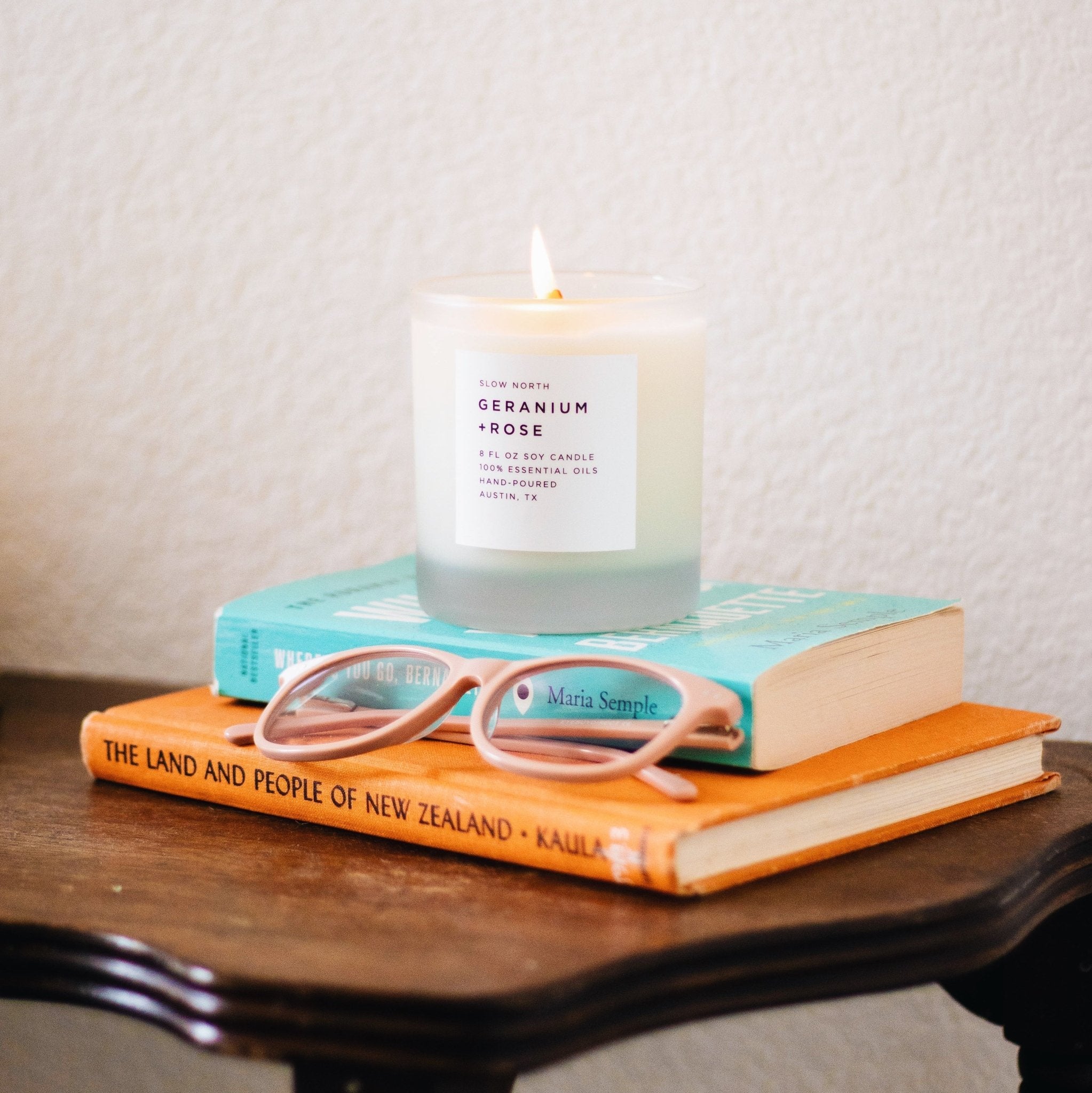 Geranium + Rose - Signature Candle - thewrightstore
