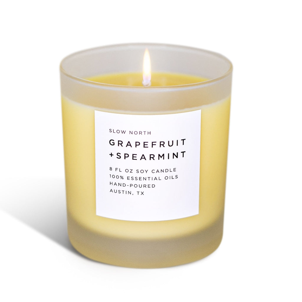 Grapefruit + Spearmint - Signature Candle - thewrightstore