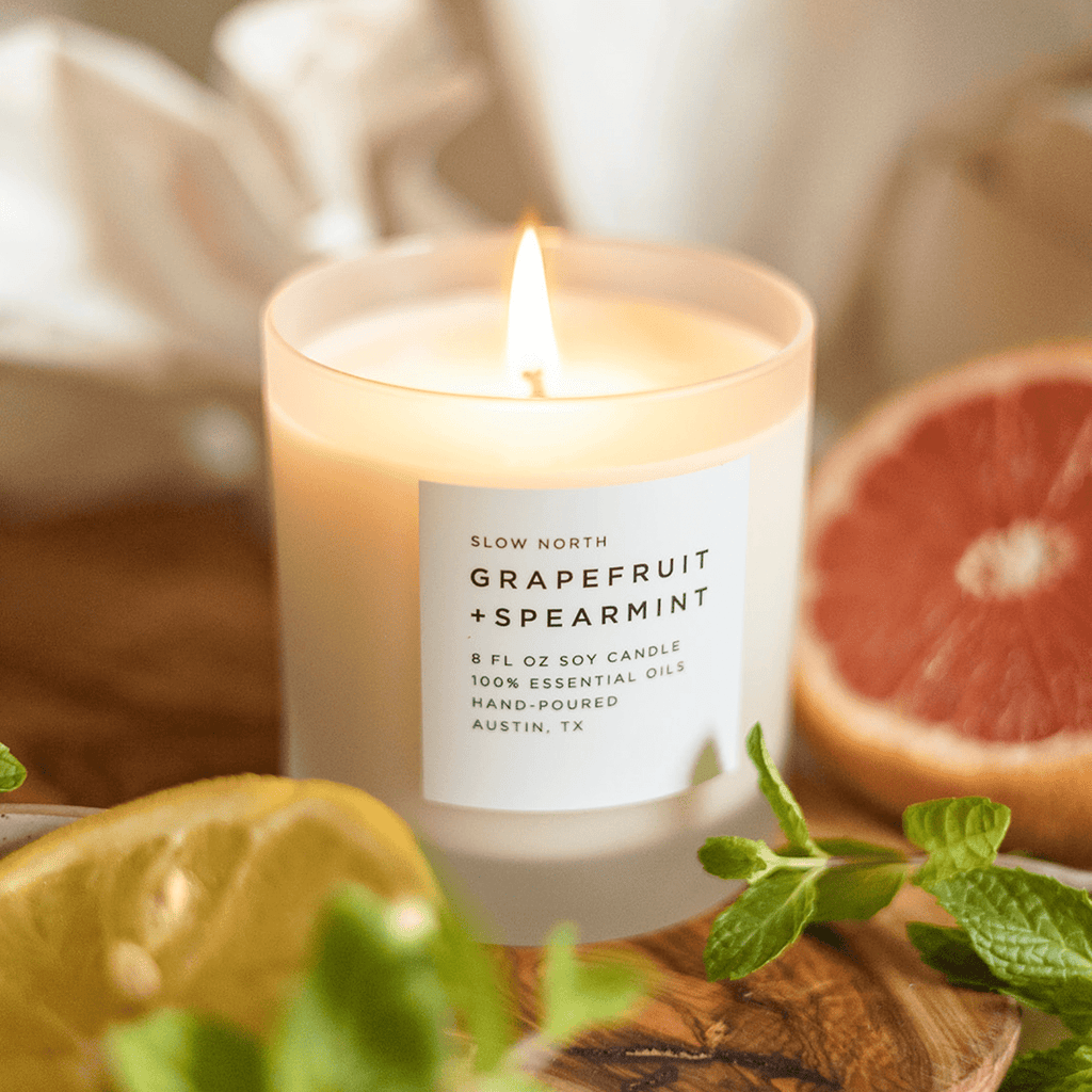 Grapefruit + Spearmint - Signature Candle - thewrightstore