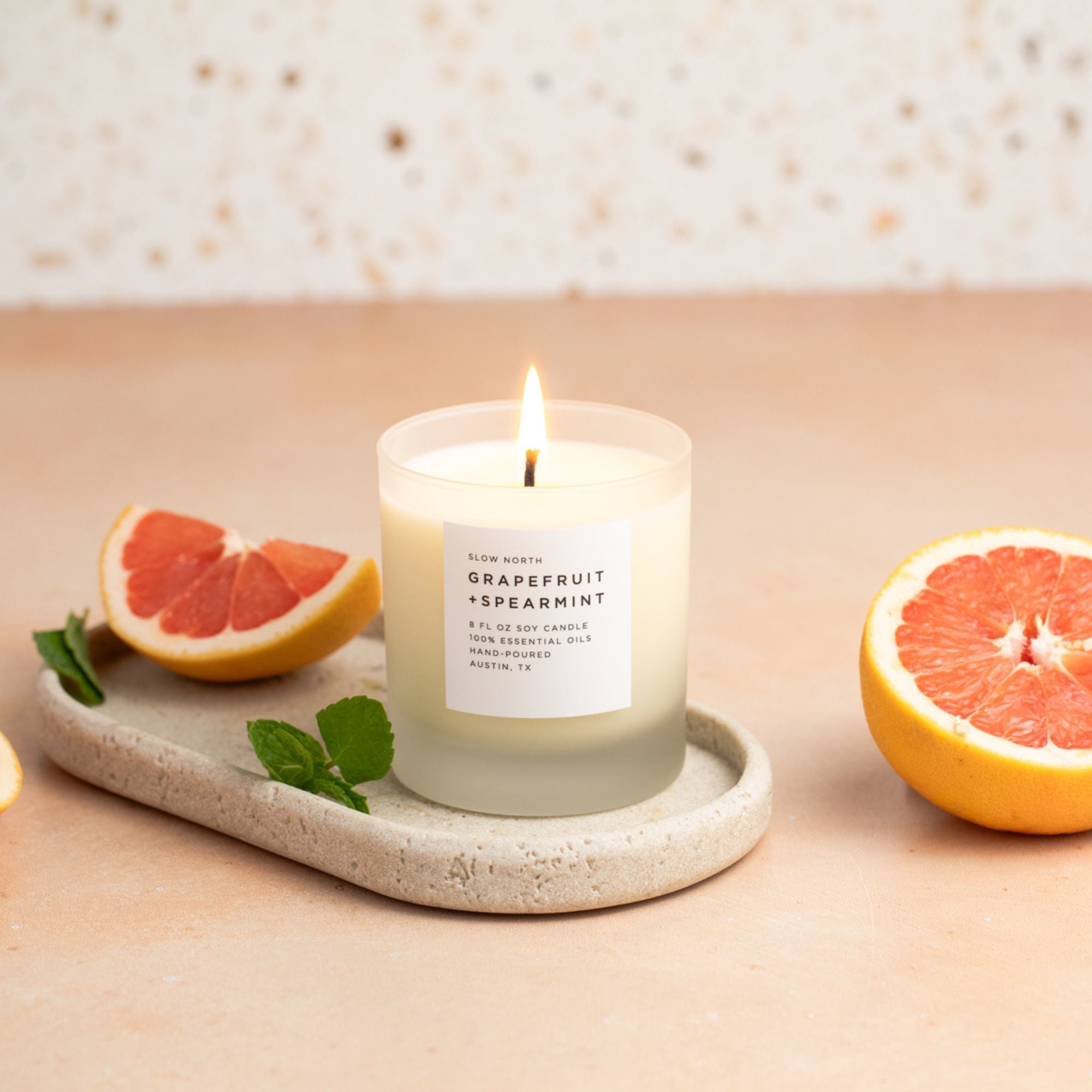 Grapefruit + Spearmint - Signature Candle - thewrightstore