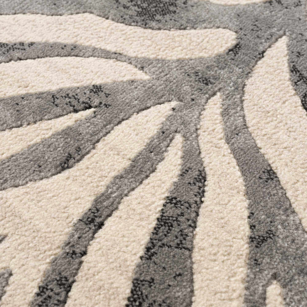 Gray Ecorse Zebra Print Area Rug - thewrightstore