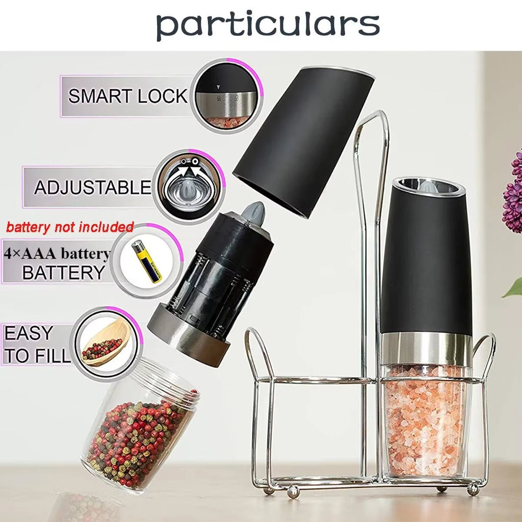GrindMate™ Pro: Automatic Gravity Spice & Coffee Grinder with Adjustable Coarseness - thewrightstore