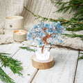 Guardian Angel Lamp of Protection - Aquamarine Tree - thewrightstore