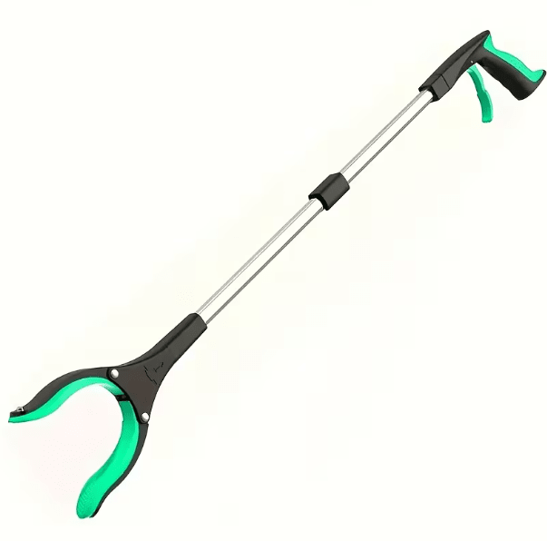 Heavy - Duty Steel Folding Trash Picker – 32" with Magnet & Anti - Slip Handle - thewrightstore