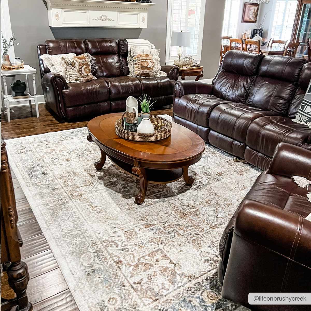 Heritage Style Flat Pile Washable Rug - thewrightstore