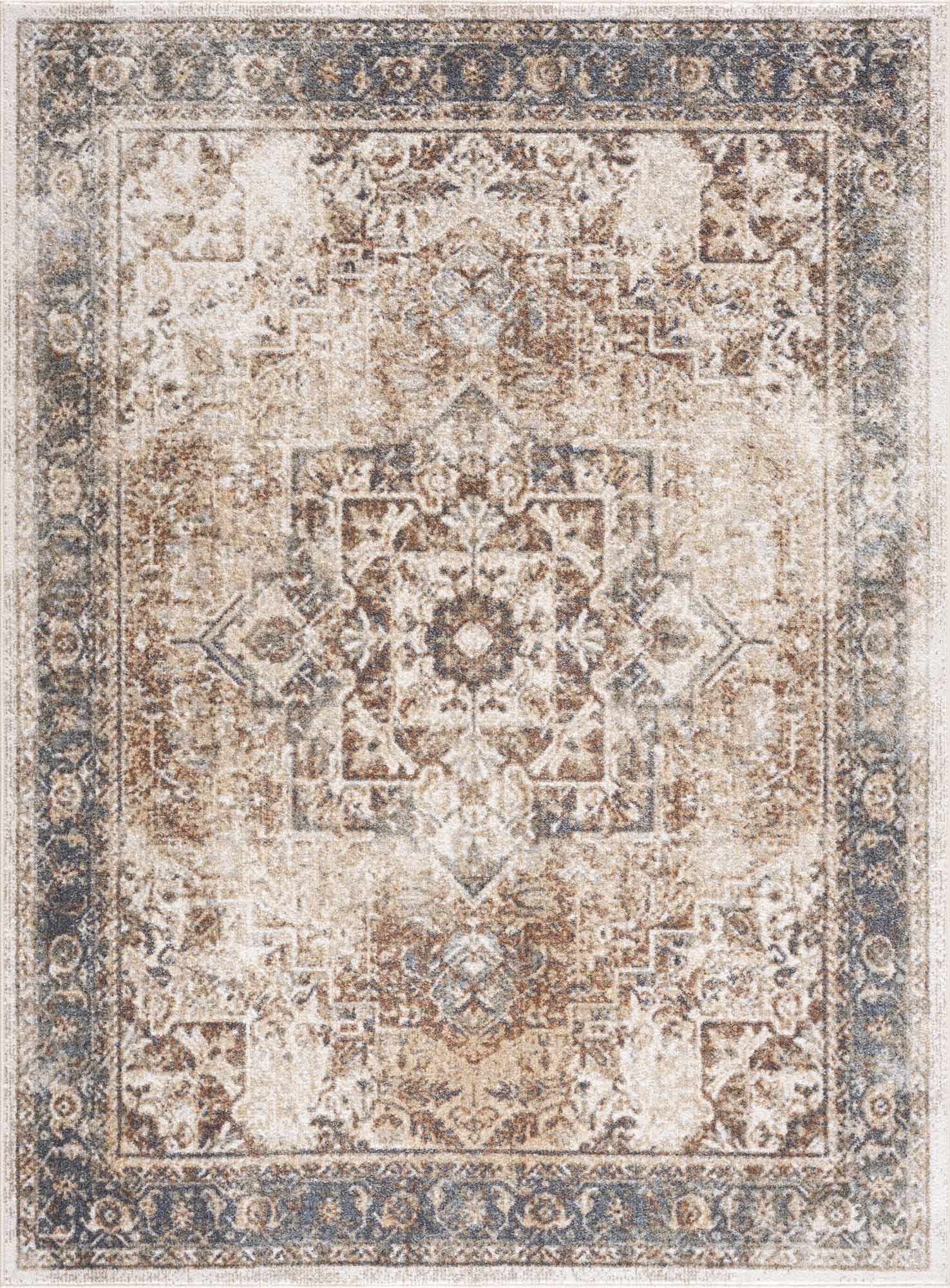 Heritage Style Flat Pile Washable Rug - thewrightstore