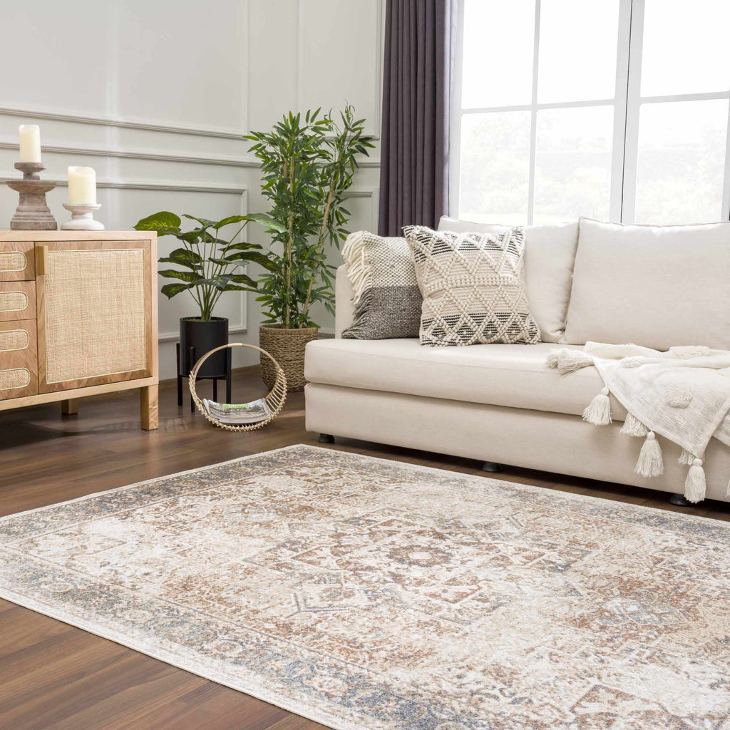 Heritage Style Flat Pile Washable Rug - thewrightstore