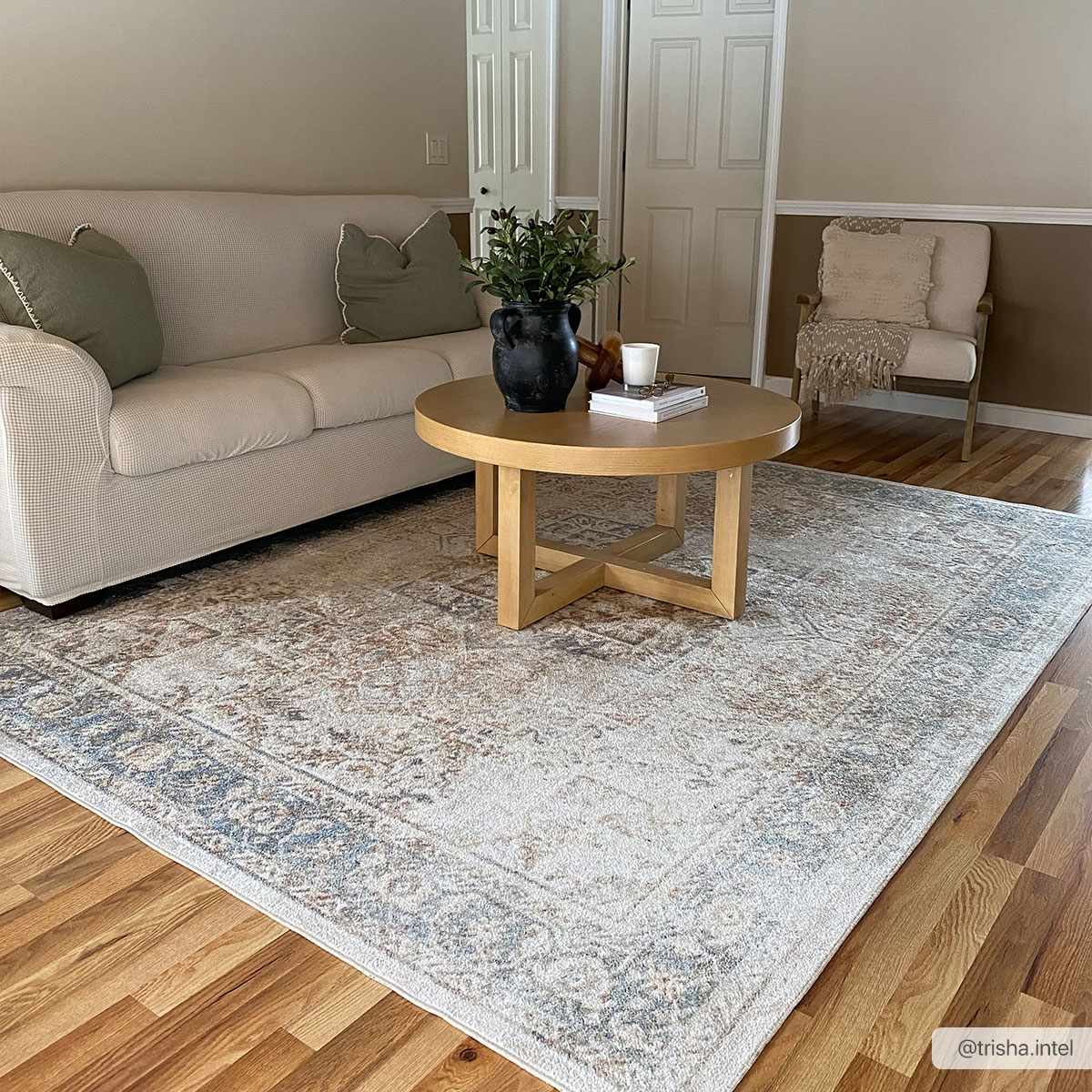 Heritage Style Flat Pile Washable Rug - thewrightstore