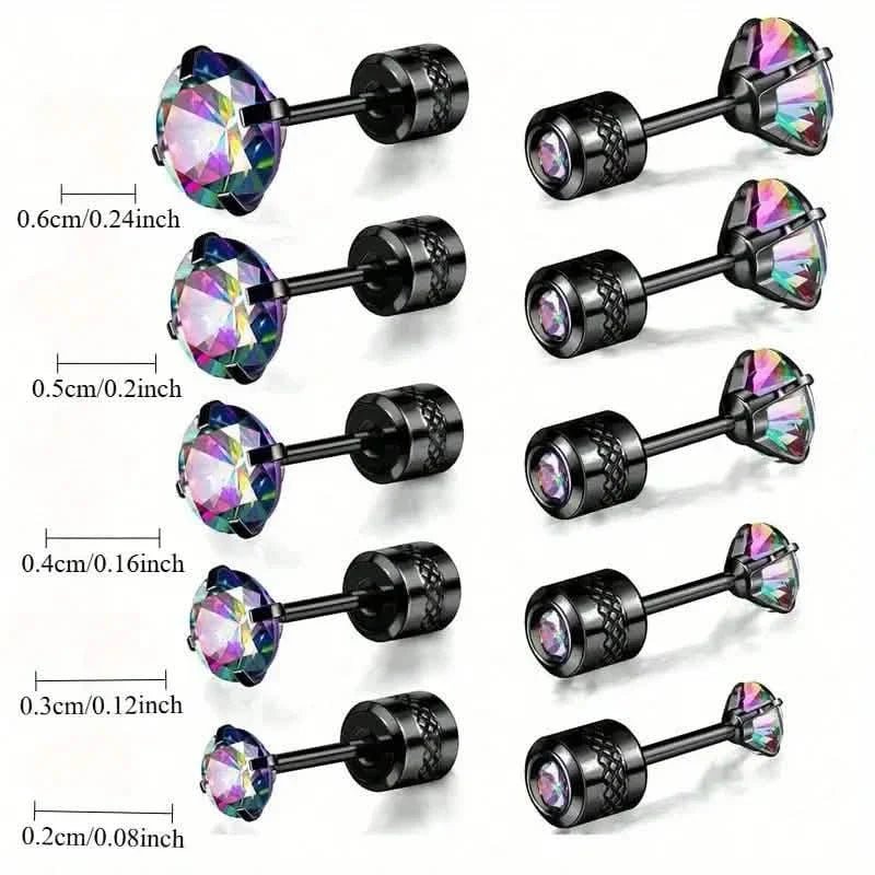 High - End Synthetic Zirconia Earrings - thewrightstore