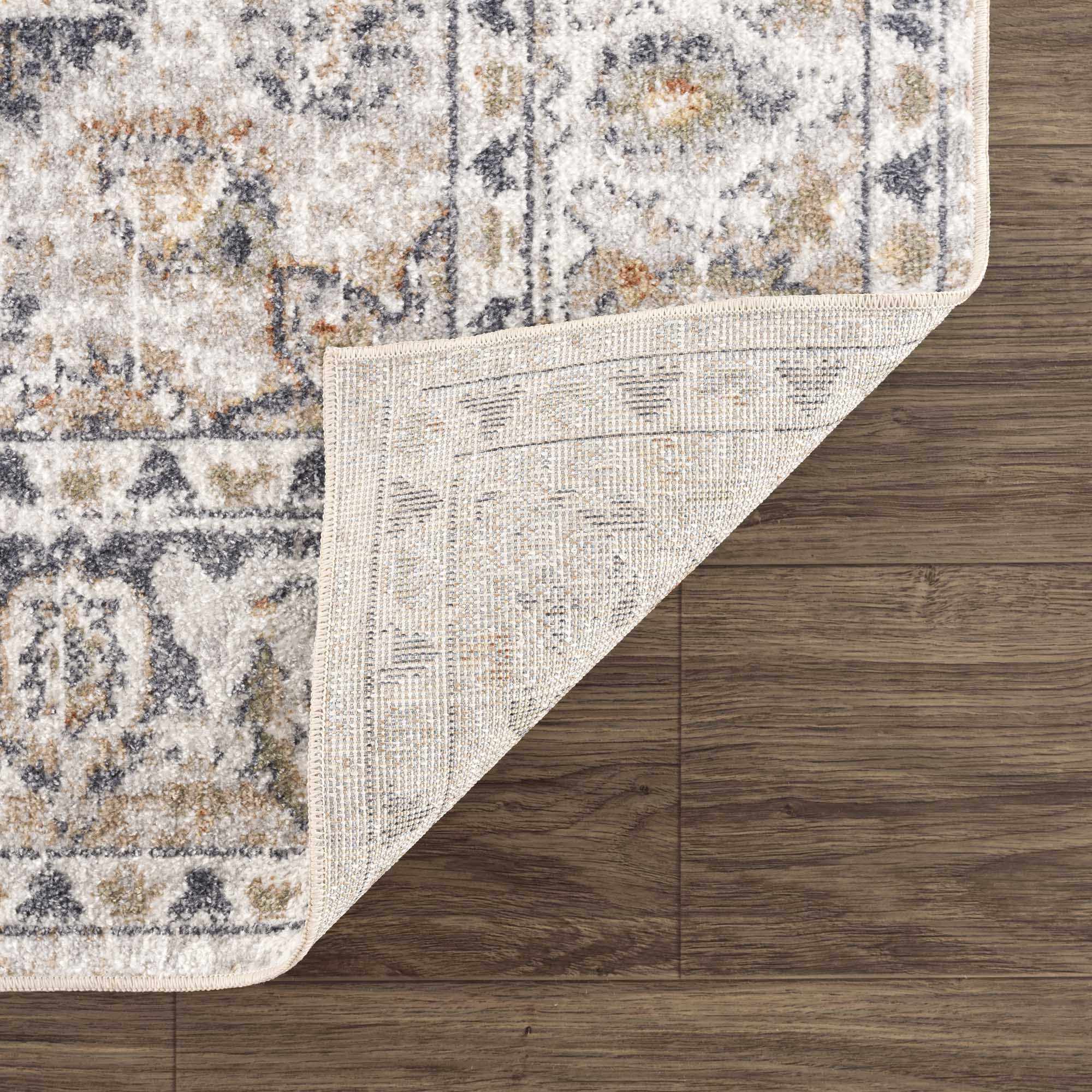 Hiti Cream Flat Pile Washable Rug - thewrightstore