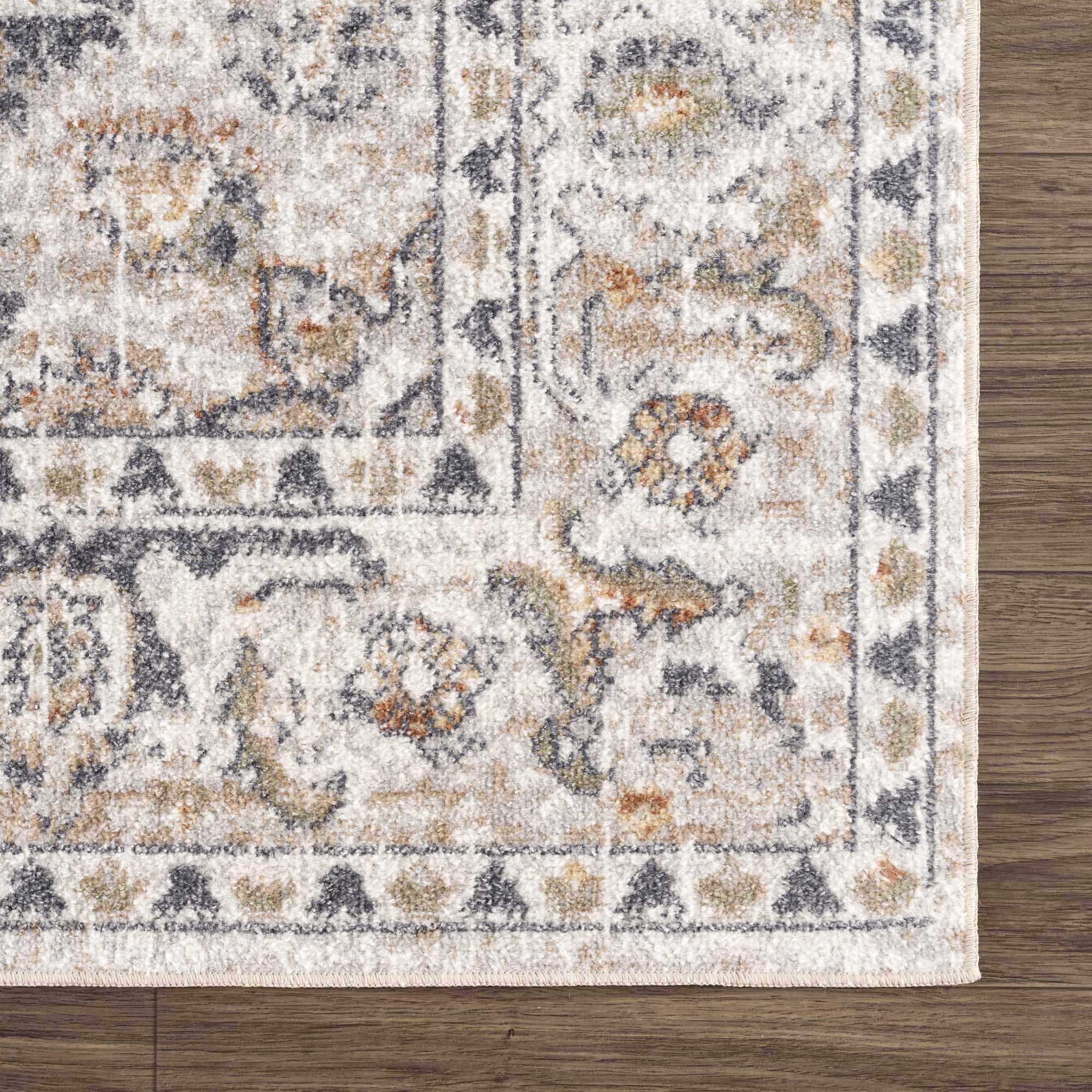 Hiti Cream Flat Pile Washable Rug - thewrightstore